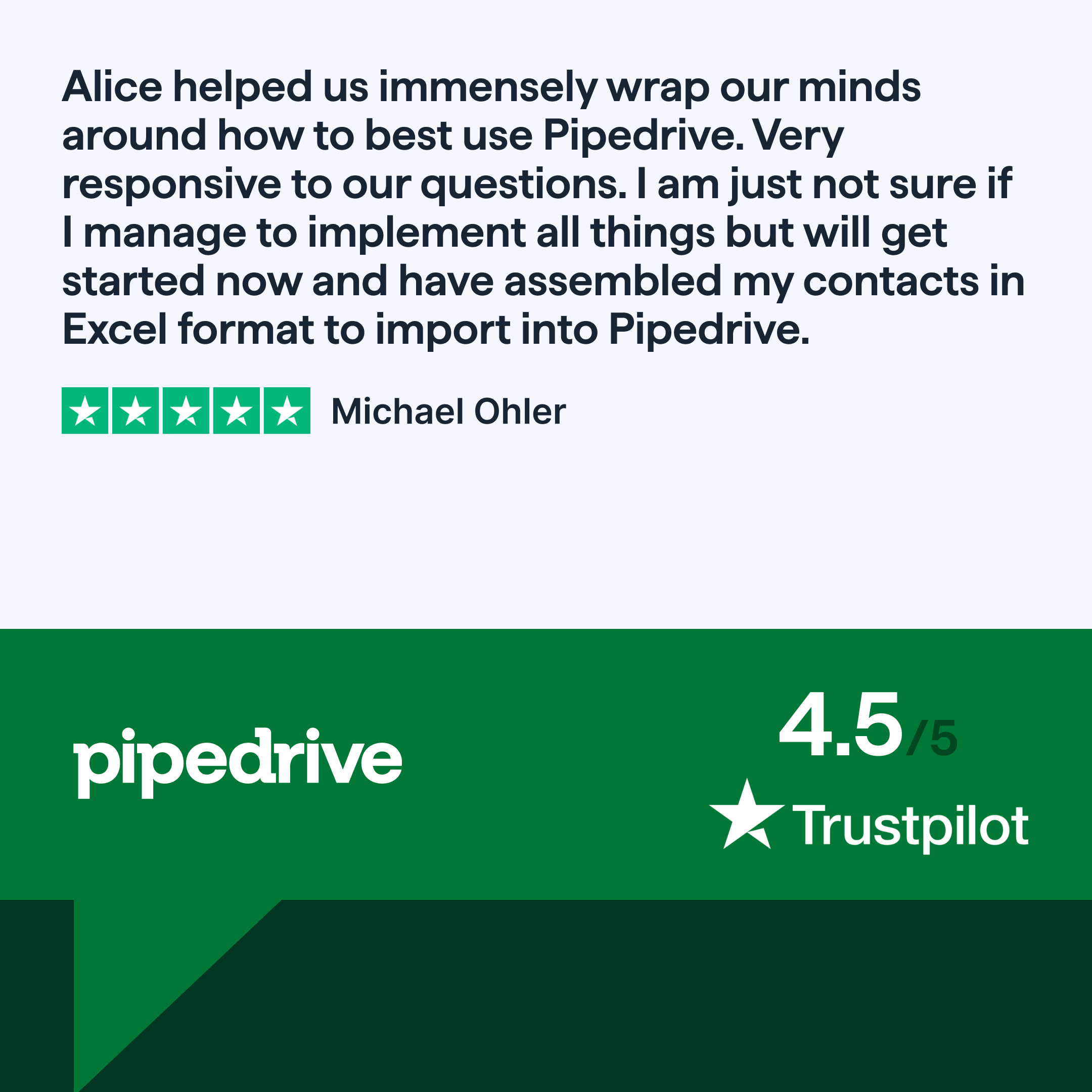 TrustPilot Review Square Ad
