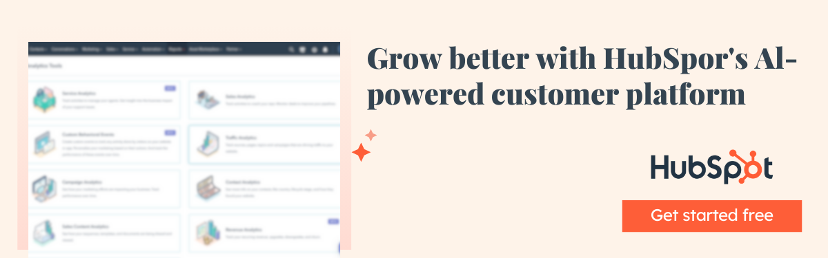 Grow With HubSpot Ai Banner Ad